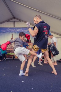 “Muay Thai” kick-boxing demonstration and work-shop presented by Olimpboxe Muay Thai.