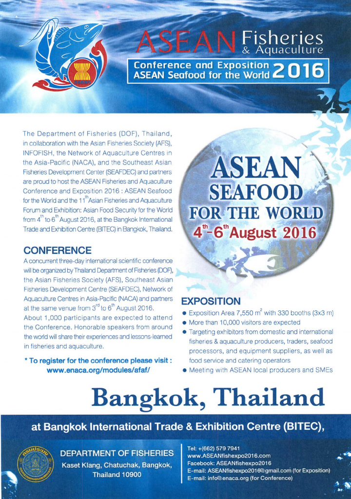 ASEAN Fisheries and Aquaculture Conference Brochure