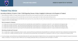 Thailand Visa Advice